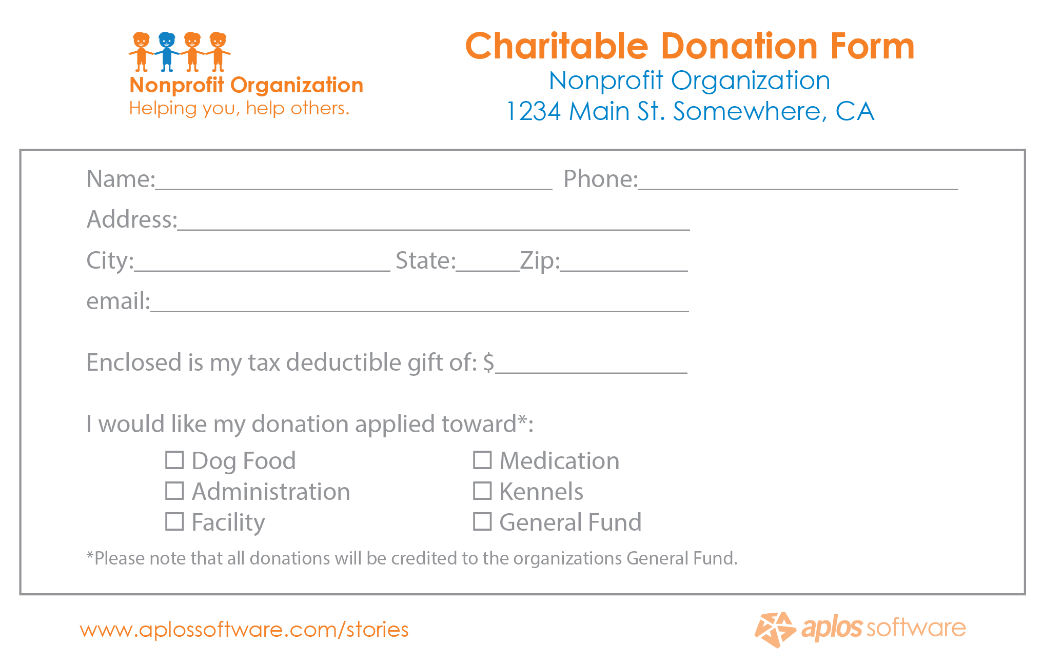 dentrodabiblia: donation pledge forms For Donation Cards Template