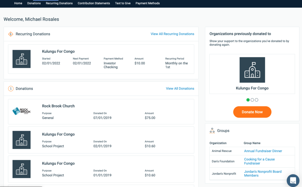 Donor Portal Tip: Encouraging Donors to Update Payment Methods on